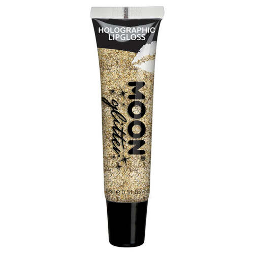 Moon Glitter Holographic Glitter Lipgloss Gold