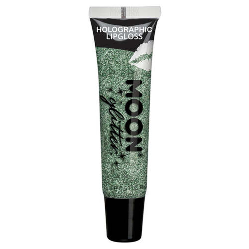 Moon Glitter Holographic Glitter Lipgloss Green