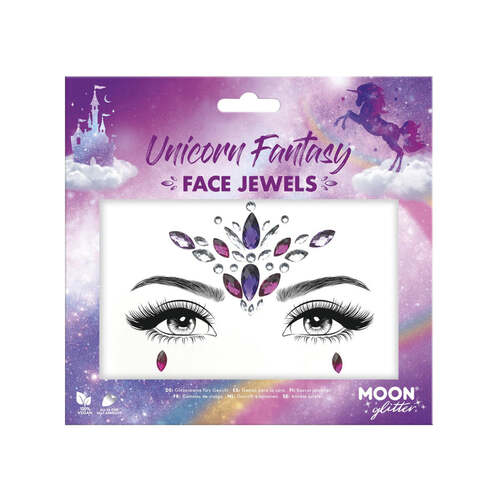 Moon Glitter Face Jewels Unicorn Fantasy