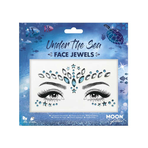 Moon Glitter Face Jewels Under The Sea