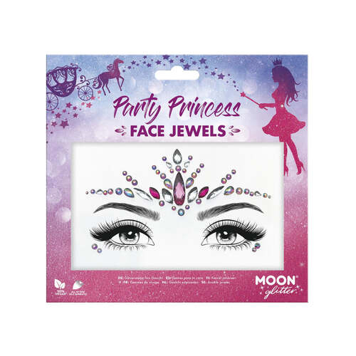 Moon Glitter Face Jewels Party Princess