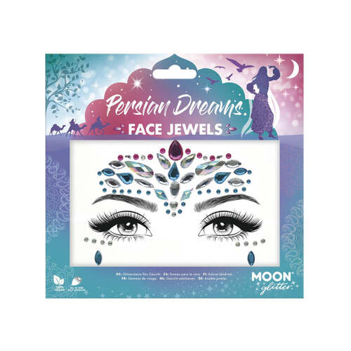 Moon Glitter Face Jewels Persian Dreams