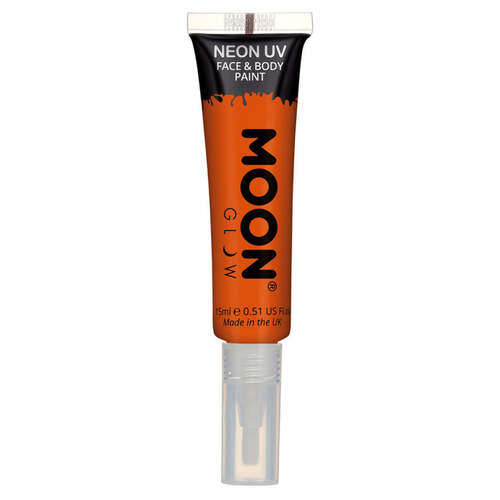 Moon Glow Intense Neon UV Face Paint Orange