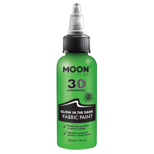 Glow in the Dark Fabric Paint Green