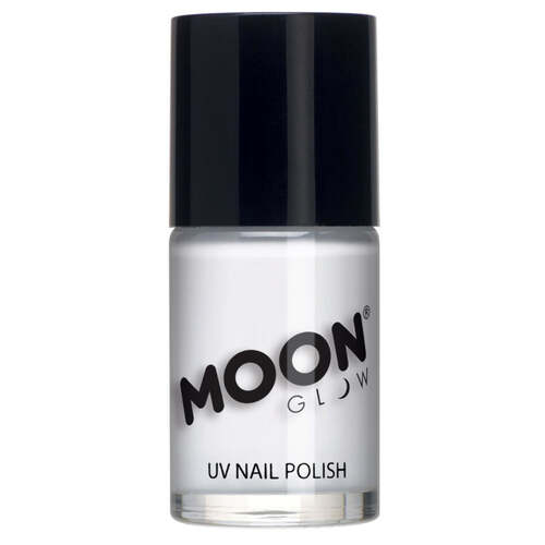 Moon Glow Intense Neon UV Nail Polish White