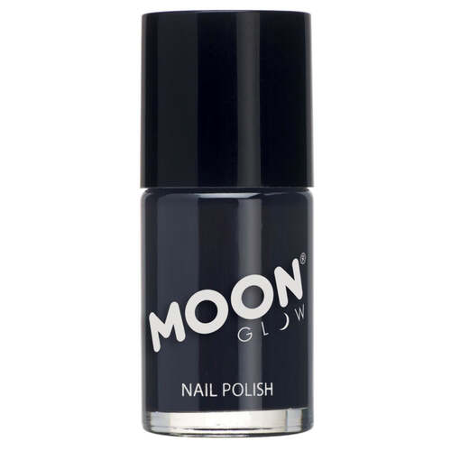 Moon Glow Pastel Neon UV Nail Polish Black