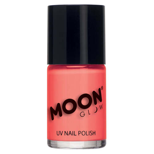 Moon Glow Pastel Neon UV Nail Polish Coral