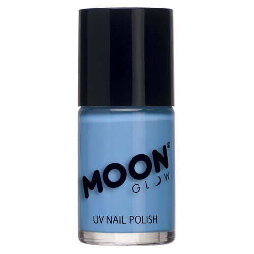 Moon Glow Pastel Neon UV Nail Polish Blue