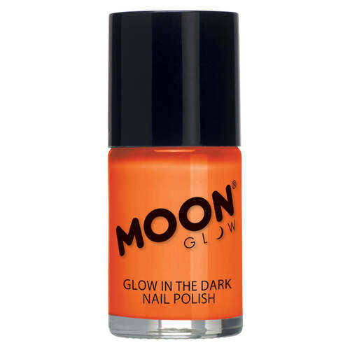 Moon Glow Glow in the Dark Nail Polish Orange