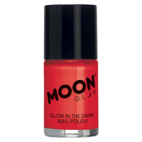 Moon Glow Glow in the Dark Nail Polish Red