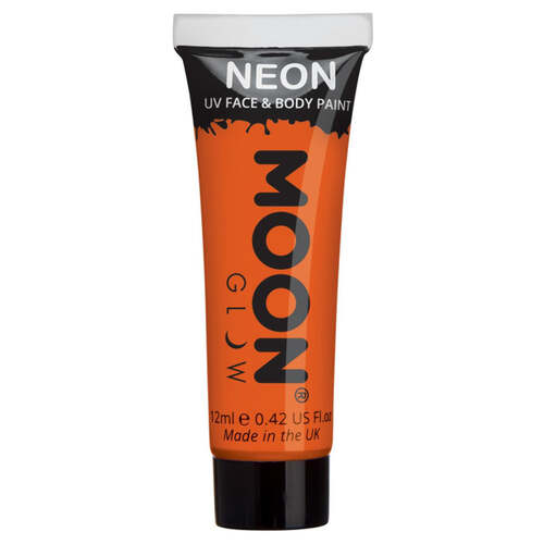 Moon Glow Intense Neon UV Face Paint Orange