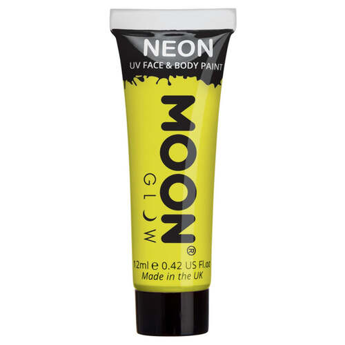 Moon Glow Intense Neon UV Face Paint Yellow