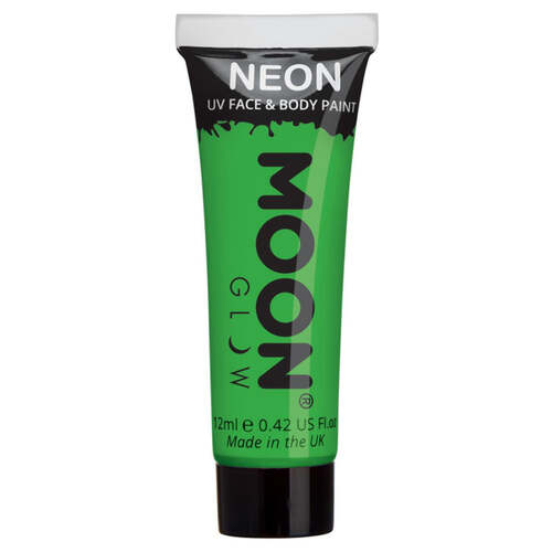 Moon Glow Intense Neon UV Face Paint Green