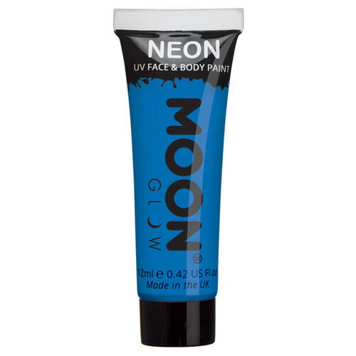 Moon Glow Intense Neon UV Face Paint Blue