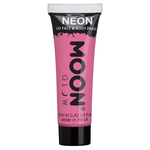 Moon Glow Neon UV Face Paint Pastel Pink