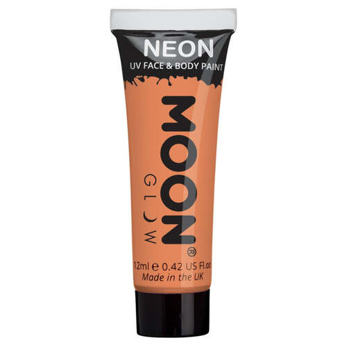 Moon Glow Neon UV Face Paint Pastel Orange