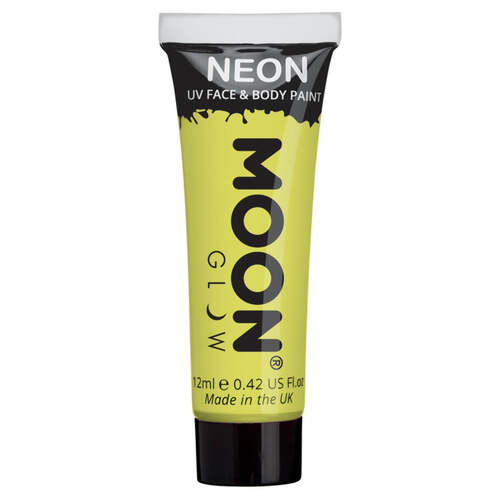 Moon Glow Neon UV Face Paint Pastel Yellow