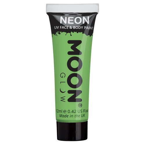 Moon Glow Neon UV Face Paint Pastel Green