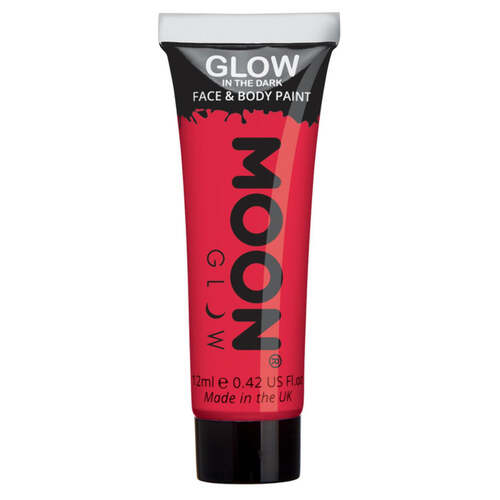 Glow in the Dark Face Paint by Moon Glow Red