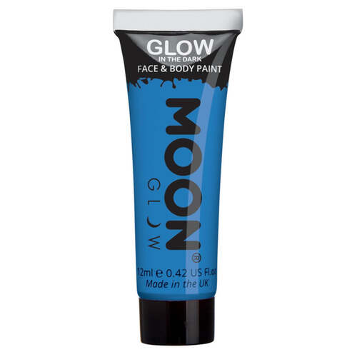 Glow in the Dark Face Paint by Moon Glow Blue