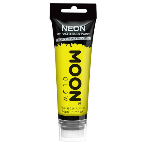 Moon Glow Supersize Intense Neon UV Face Paint Yellow