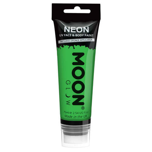 Moon Glow Supersize Intense Neon UV Face Paint Green