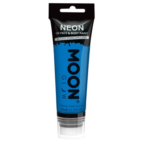 Moon Glow Supersize Intense Neon UV Face Paint Blue