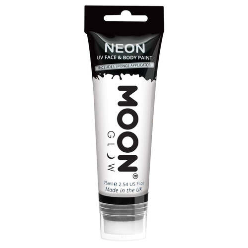 White Moon Glow Supersize Intense Neon UV Face Paint