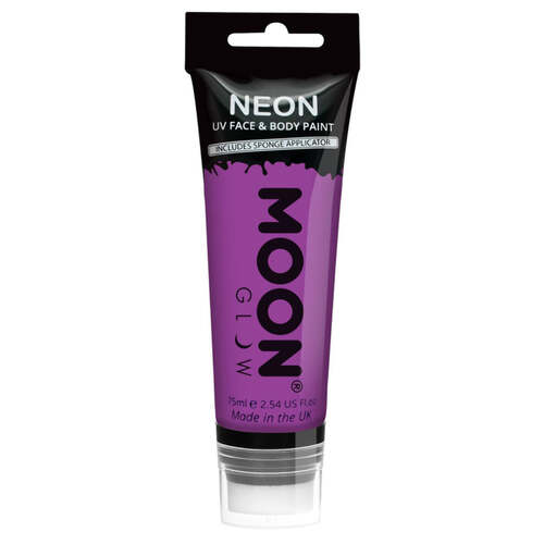 Moon Glow Supersize Intense Neon UV Face Paint Purple