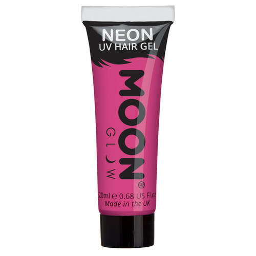 Moon Glow Intense Neon UV Hair Gel Pink 