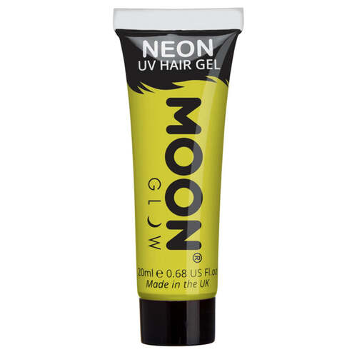 Moon Glow Intense Neon UV Hair Gel Yellow