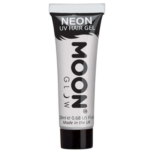 Moon Glow Intense Neon UV Hair Gel White