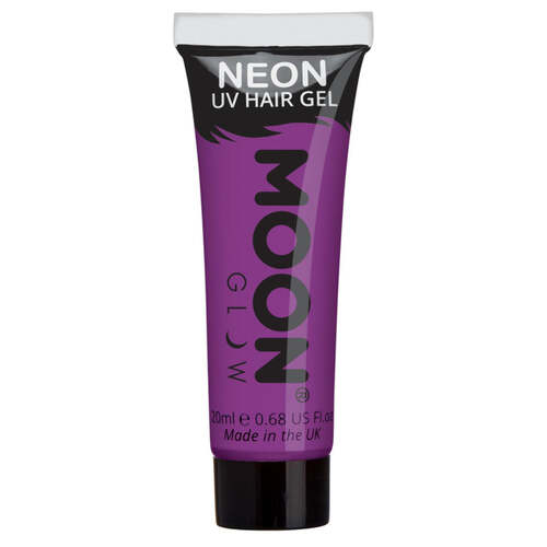 Moon Glow Intense Neon UV Hair Gel Purple 