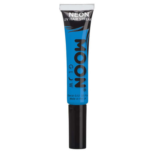 Moon Glow Intense Neon UV Hair Streaks Blue