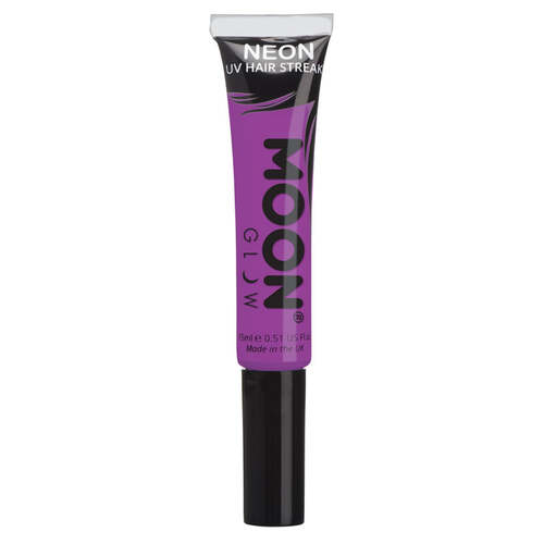 Moon Glow Intense Neon UV Hair Streaks Purple