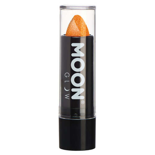 Moon Glow Neon UV Glitter Lipstick Orange