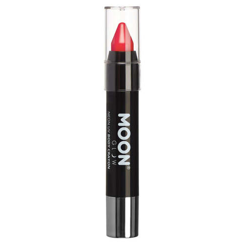 Moon Glow Intense Neon UV Body Crayons Red