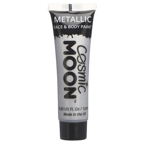 Cosmic Moon Metallic Face & Body Paint Silver