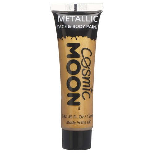 Cosmic Moon Metallic Face & Body Paint Gold