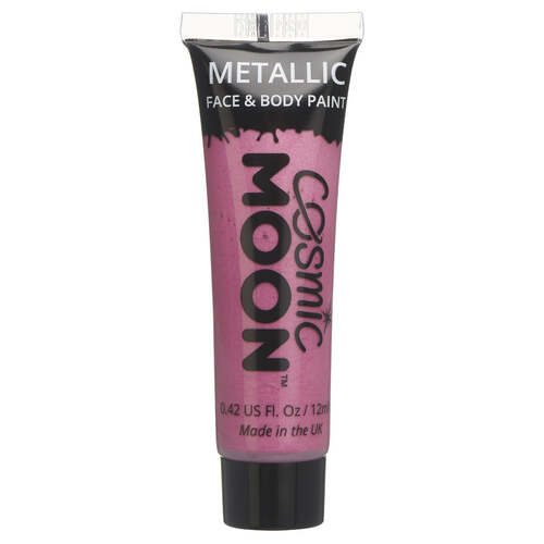 Cosmic Moon Metallic Face & Body Paint Pink