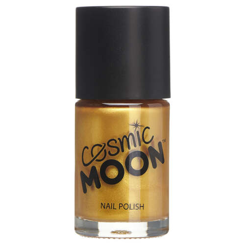 Cosmic Moon Metallic Nail Polish Gold