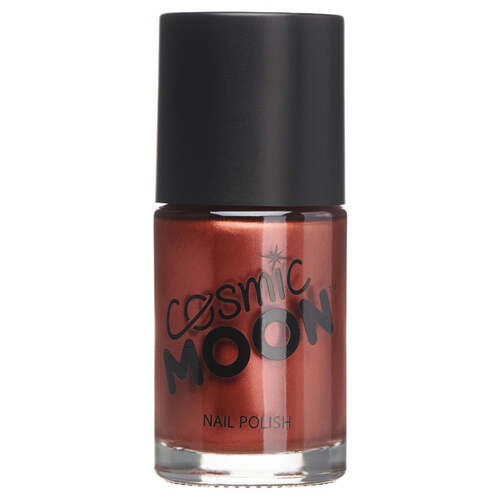 Cosmic Moon Metallic Nail Polish Red