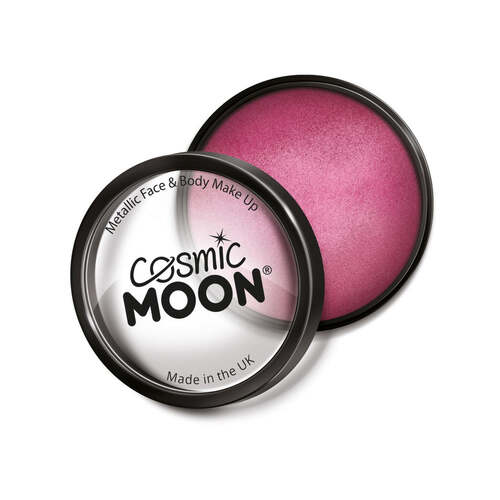 Cosmic Moon Metallic Pro Face Paint Cake Pots Pink