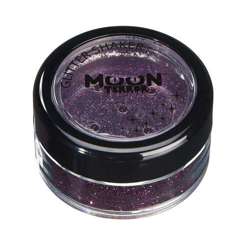 Moon Terror Halloween Glitter Shakers Purple