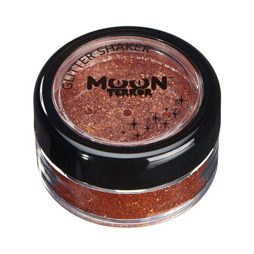 Moon Terror Halloween Glitter Shakers Orange