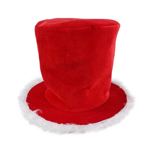 Santa Velvet Oversize Top Hat