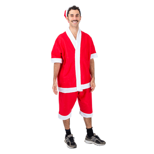 Summer Santa Suit 3pc Adults - Festive Aussie Style