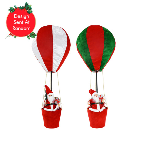 Pop Up Santa Hot Air Balloon û Expands from 50cm to 110cm