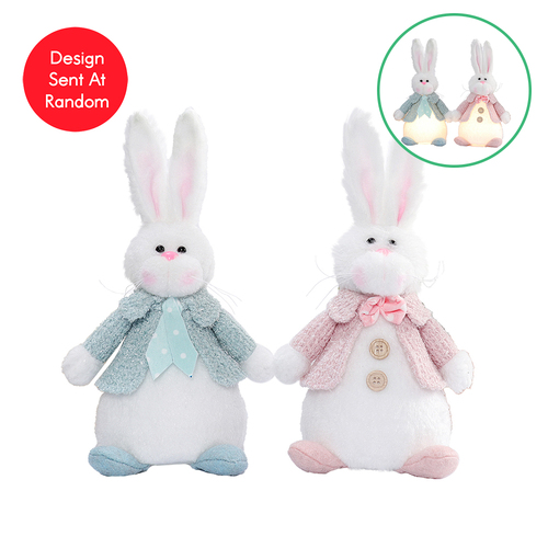 Light Up Easter Bunny 30cm Assorted