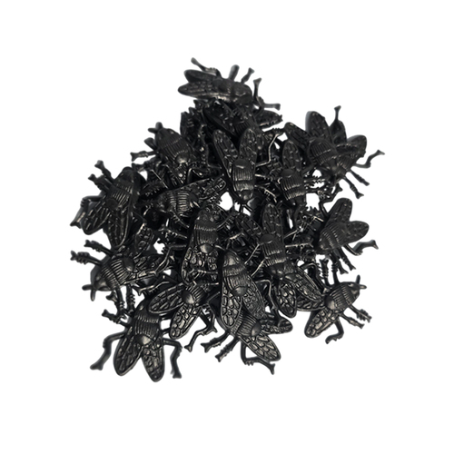 Halloween Black Flies 24 Pack